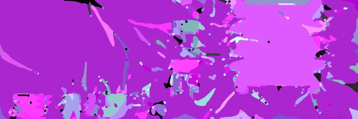abstract modern art background with shapes and medium orchid, dark orchid and light steel blue colors