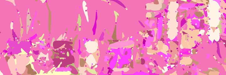 Fototapeta premium abstract modern art background with shapes and hot pink, peach puff and violet colors