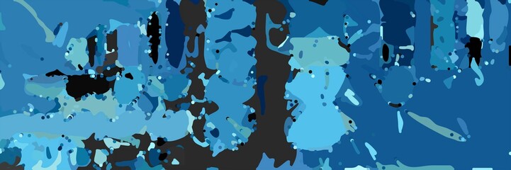 abstract modern art background with steel blue, medium turquoise and very dark blue colors