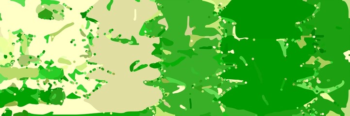 abstract modern art background with forest green, pale golden rod and moderate green colors