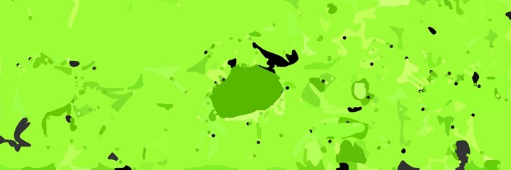 abstract modern art background with green yellow, very dark green and dark green colors