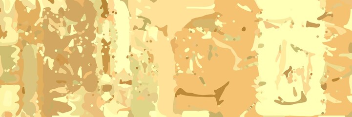 abstract modern art background with shapes and khaki, sandy brown and peru colors