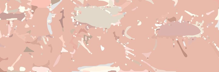 abstract modern art background with shapes and baby pink, linen and bisque colors
