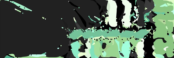 abstract modern art background with tea green, dark sea green and very dark green colors