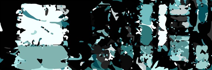 abstract modern art background with black, powder blue and cadet blue colors
