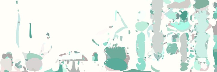 abstract modern art background with white smoke, mint cream and medium aqua marine colors
