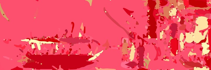 abstract modern art background with shapes and pastel red, navajo white and strong red colors