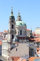 Fototapeta na wymiar Church of saint Nicholas in Prague