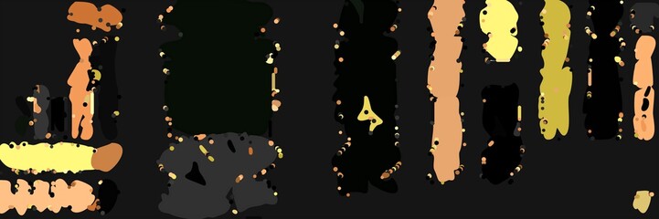 abstract modern art background with sandy brown, very dark green and dark olive green colors