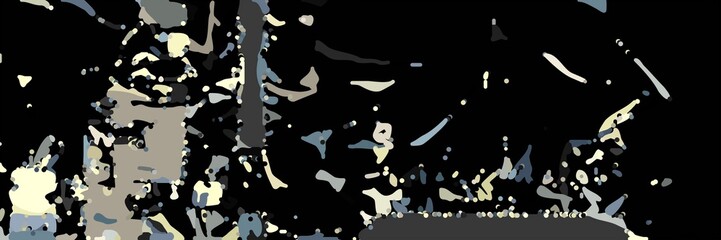 Naklejka premium abstract modern art background with silver, black and slate gray colors