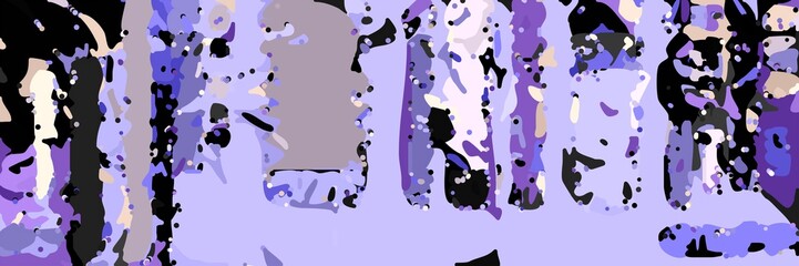 abstract modern art background with shapes and thistle, very dark pink and slate blue colors