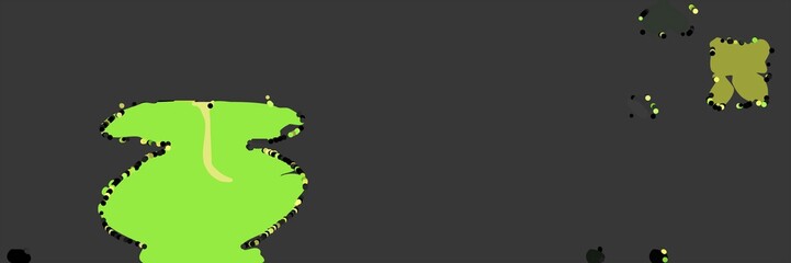 abstract modern art background with very dark blue, yellow green and dark khaki colors