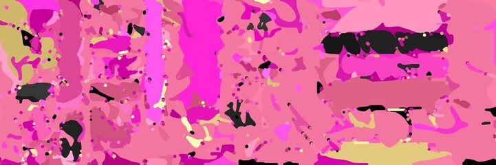 abstract modern art background with shapes and hot pink, pale violet red and very dark pink colors