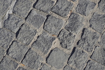 background of paving stones, eternal road. high-quality and natural coating. copy space.