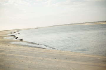 Obraz premium footprints in sand