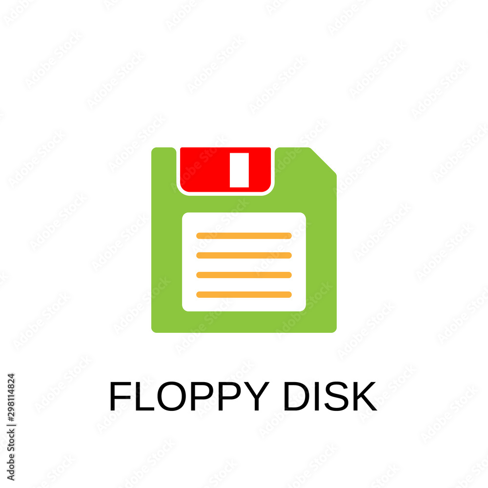 Poster floppy disk icon. floppy disk symbol design. stock - vector illustration can be used for web.