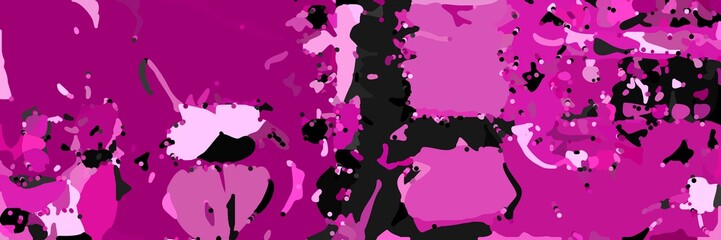 abstract modern art background with shapes and medium violet red, very dark pink and pastel pink colors