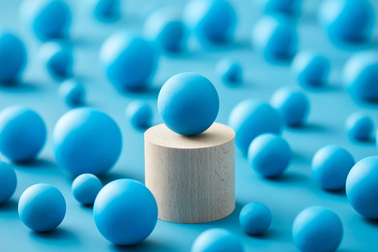 Concept of singularity with big ball on stand