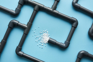 Leaking pipe in connection of unity