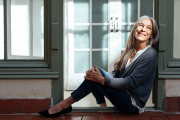 Senior woman portrait.