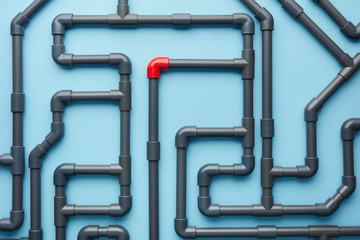 Singular part in connection of pipes