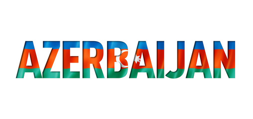 azerbaijani flag text font