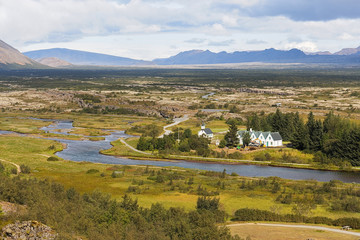 Fototapeta premium Thingvellir National Park in Iceland
