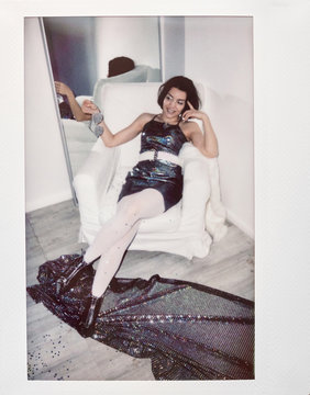 Boujee Female Model With Relaxing