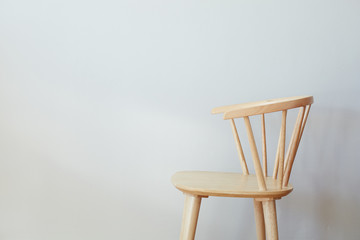 Design seat with light grey background