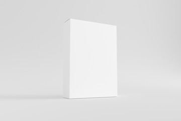 White Blank Product Box Mockup