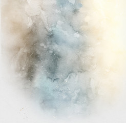 Abstract beach ocean watercolor for background. Creative abstract painted background, wallpaper,...