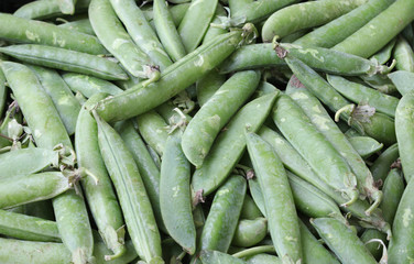 background of green peas