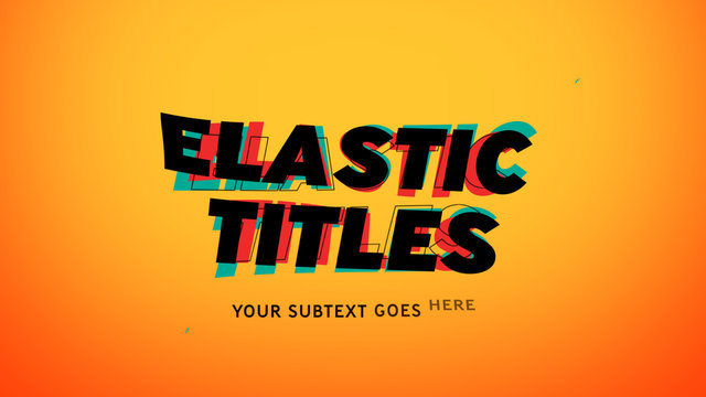 Elastic Titles