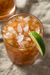 Homemade Rum Corn and Oil Cocktail