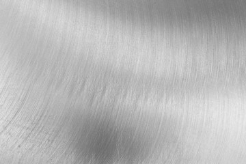 Chromed metal background. Silver steel. Glossy material