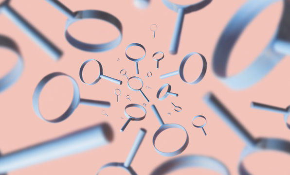 Loupe/Magnifire in air.