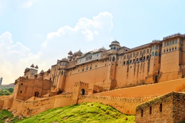 Fototapeta premium Amer Palace at Jaipur, india