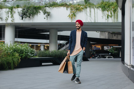 Young Indian Man at Shopping