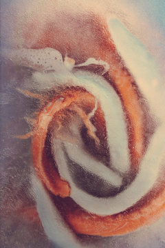 abstract texture of plasticine