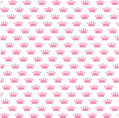 Crown Background. Vector Illustration.