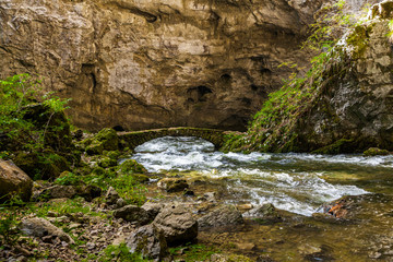 Natural tunnel in Rakov Skocjan Valley