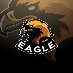 Eagle head logo esport