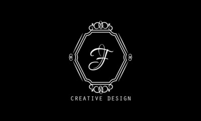 Elegant monogram design template with letter. Business sign, restaurant identity, royalty, boutique, cafe, hotel, heraldry, jewelry, fashion, wine. Vector illustration