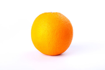 orange close up on a white background.high vitamin citrus