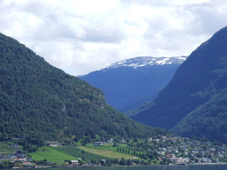 Fototapeta na wymiar the fjords in Norway