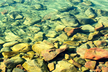 Clear water ( Lake Balaton , Hungary )