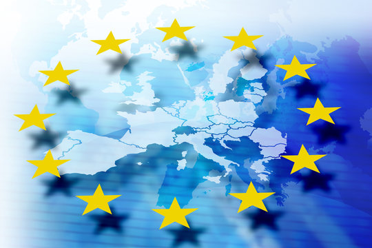 Zarys kontur&oacute;w państw będących członkiem Unii Europejskiej