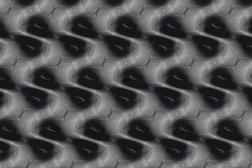 Black and white abstract background - illustration