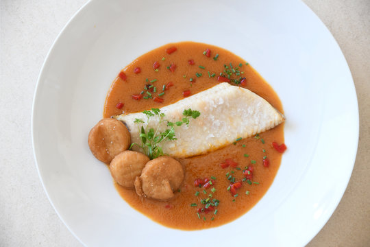 Close Up Of Fish Gulai On Plate