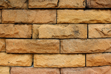 Brown brick wall as a background
